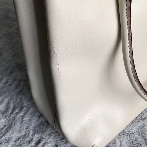 Kate Spade Leather Carryall Shoulder Bag Tote - Picture 4 of 16